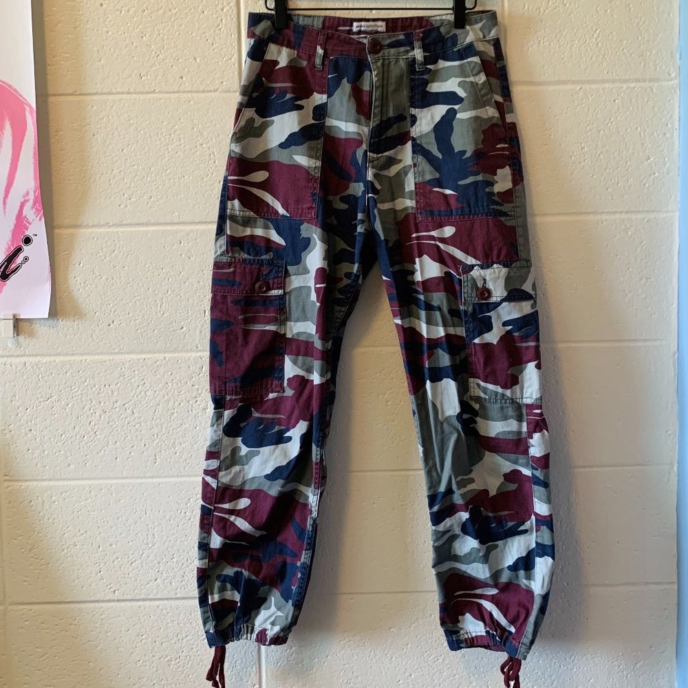 Camo Cargo Jogger Pants